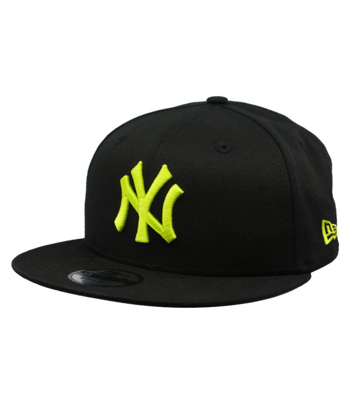 Snapback League Ess NY 9Fifty black cyber grenn New Era